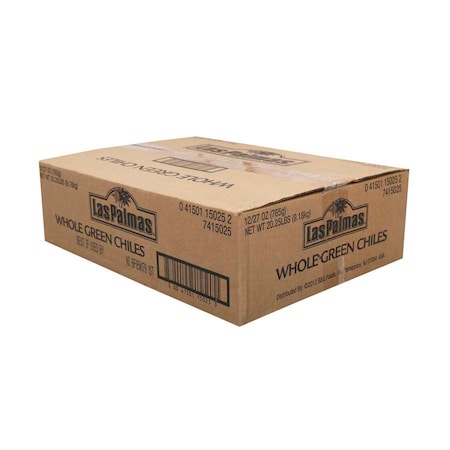 Las Palmas Las Palmas Whole Green Chilis 27 oz., PK12 7415025